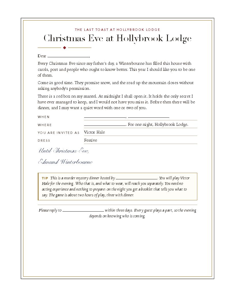 An invitation for every guest