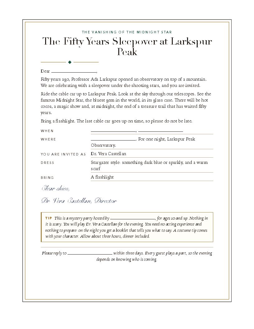 An invitation for every guest