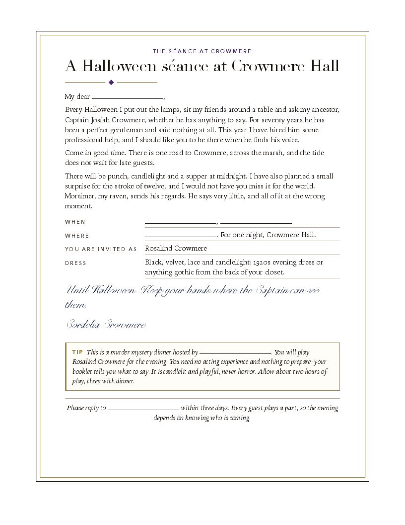 An invitation for every guest